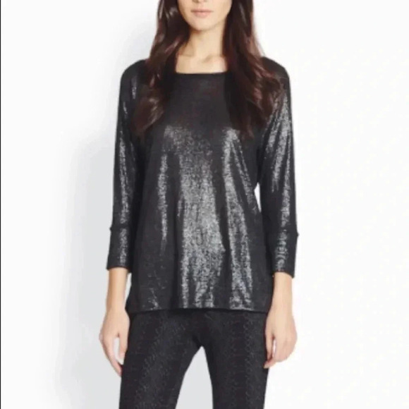Joie Tops - Joie Cyndi Metallic Linen Top